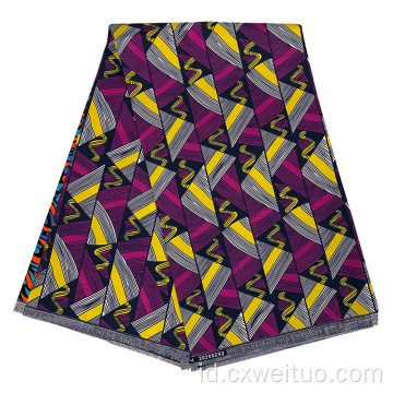 100% blok polyester kain Afrika